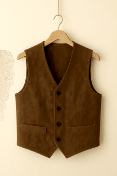 Nubuk Yelek - Kuru Temizleme