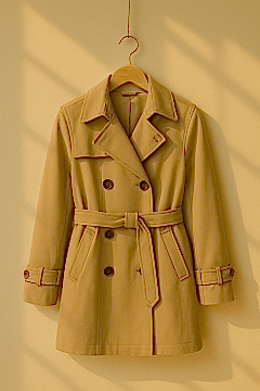 Trençkot Kısa - Kuru Temizleme