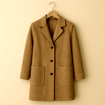 Süet Pardesü - Ütüleme