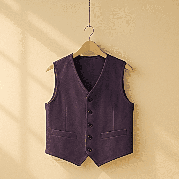 Süet Yelek - Ütüleme